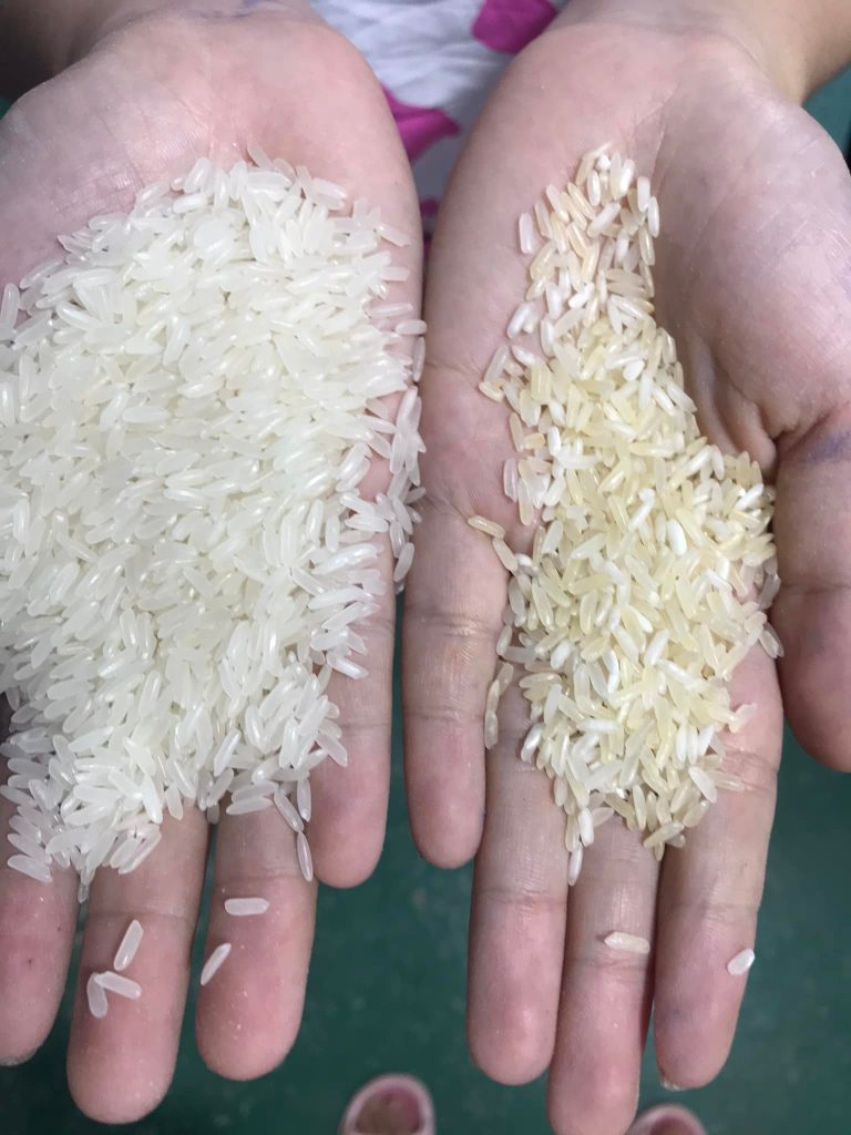 установка оборудования для рисовой мельницы